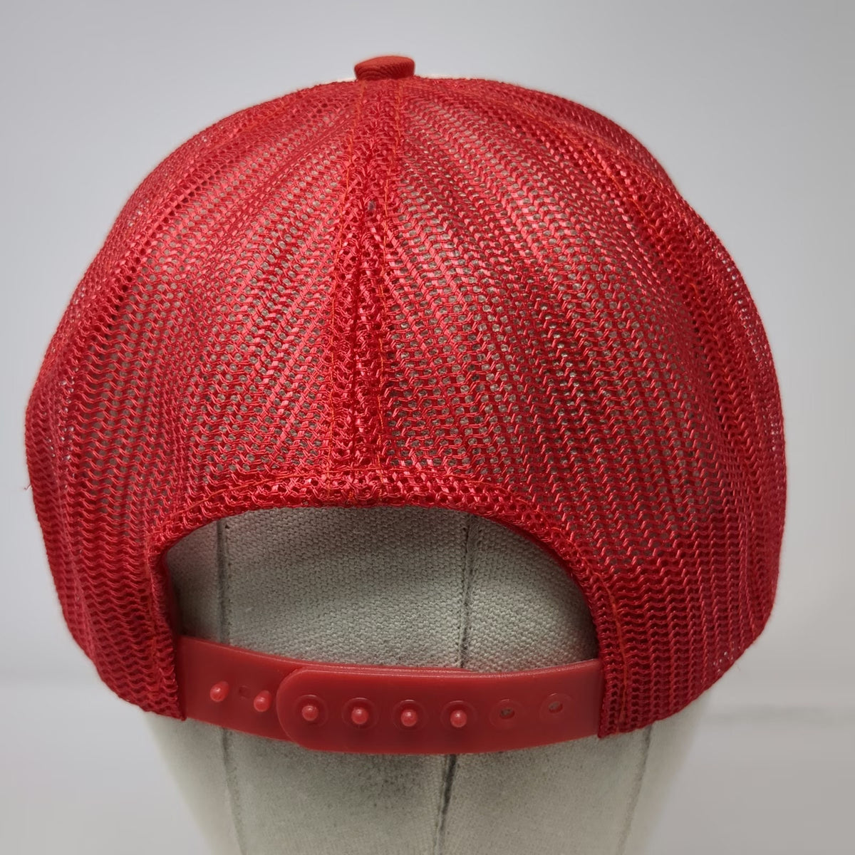 Red Trucker Hat One Size University of Utah Utes KALL 910 Radio Mesh Snapback