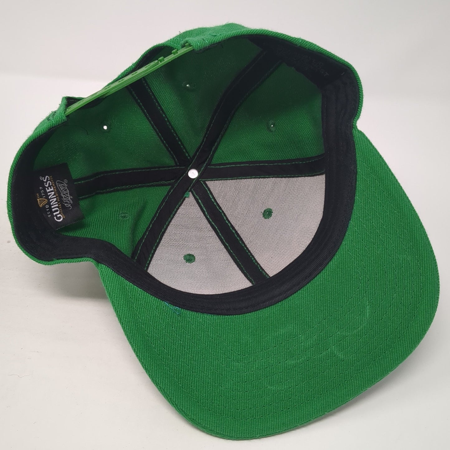 Dublin Guinness Snapback Hat Green One Size Adjustable Embroidered