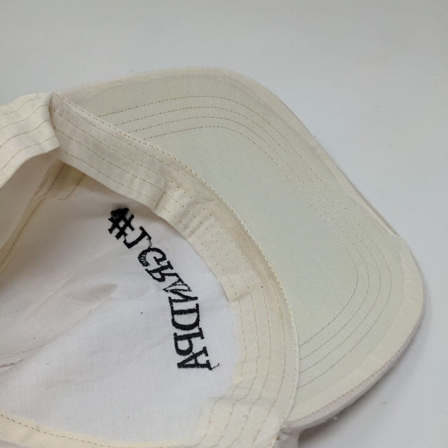 Unbranded Men's Snapback Hat Cream Adjustable Embroidered #1 Grandpa Logo