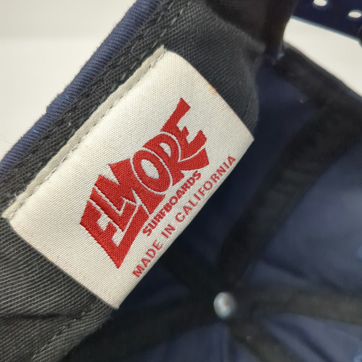 Elmore 5 Panel Blue One Size Snapback Surfboards Logo Made in California Hat