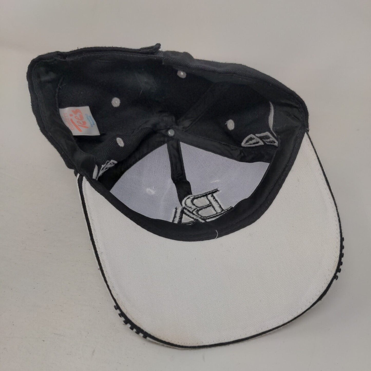 Freeport Bahamas Strapback Hat Black Embroidered Logo Adjustable