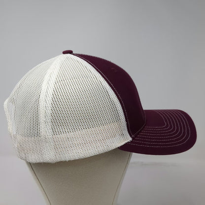 Richardson Trucker Hat Black White One Size Pfister Logo Mesh Snapback Model 112