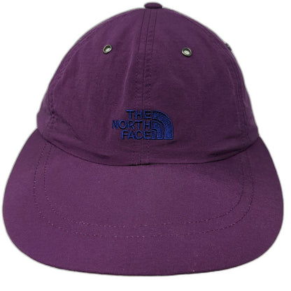 The North Face Baseball Cap Purple Supplex Nylon Slideback Hiking Hat Vintage