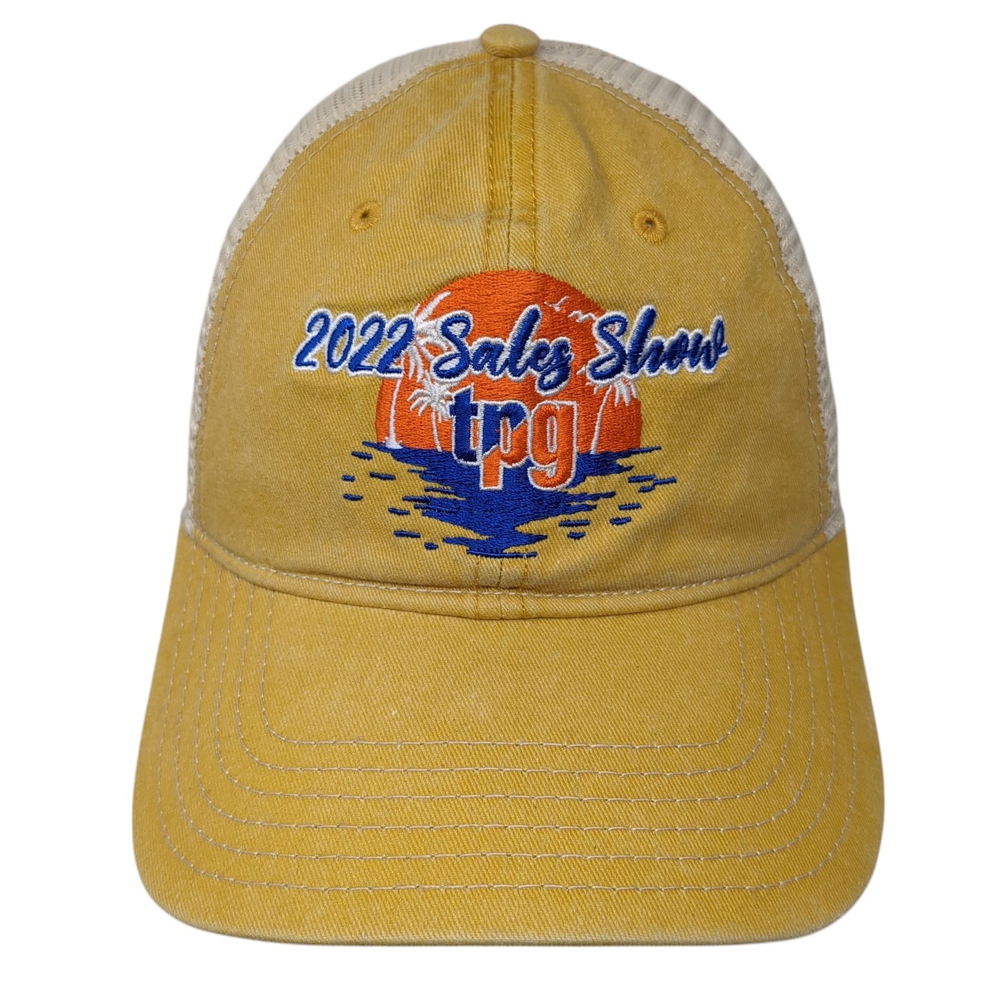 2022 Sales Show TPG Snapback Trucker Hat Yellow One Size Cap America