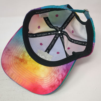 Studio71 Baseball Cap Pink Blue One Size Tie Dye Love Wins Rainbow Pride Hat