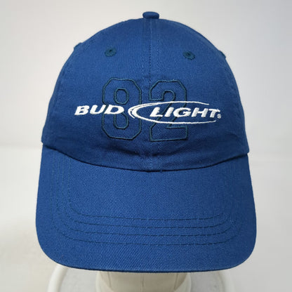 Anheuser-Busch Bud Light 82 Embroidered Blue Baseball Cap One Size Strapback