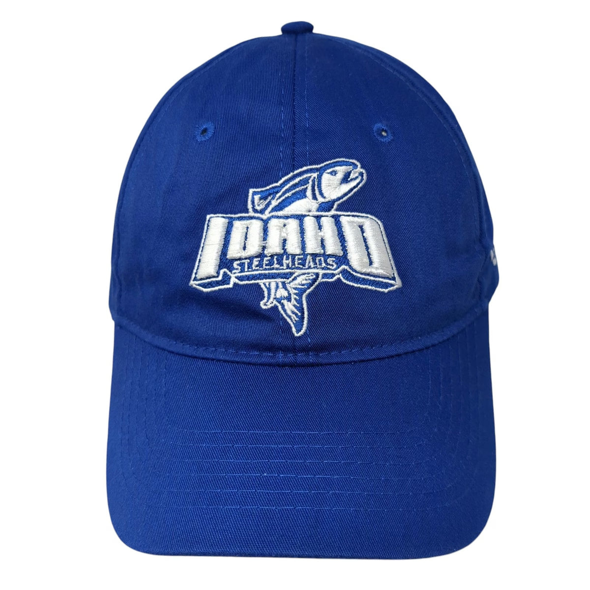 Melonwear Baseball Cap Blue One Size Idaho Steelheads Hockey Logo Strapback Hat