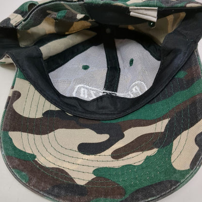 3 Cime Peruzzo Baseball Cap Green Camo One Size Strapback Cotton Bike Logo Hat