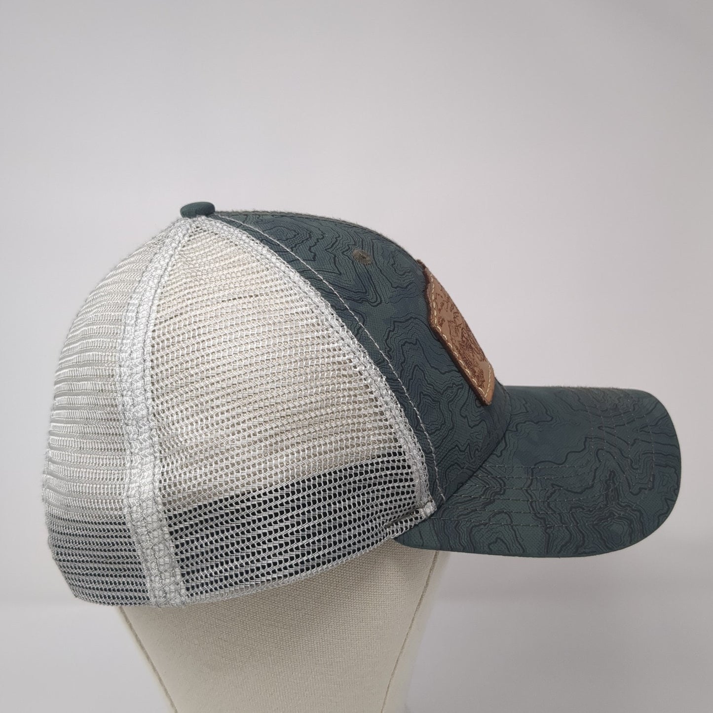 Dri-Duck Trucker Hat Green One Size Adjustable Mesh Back 6 Panel Polyester