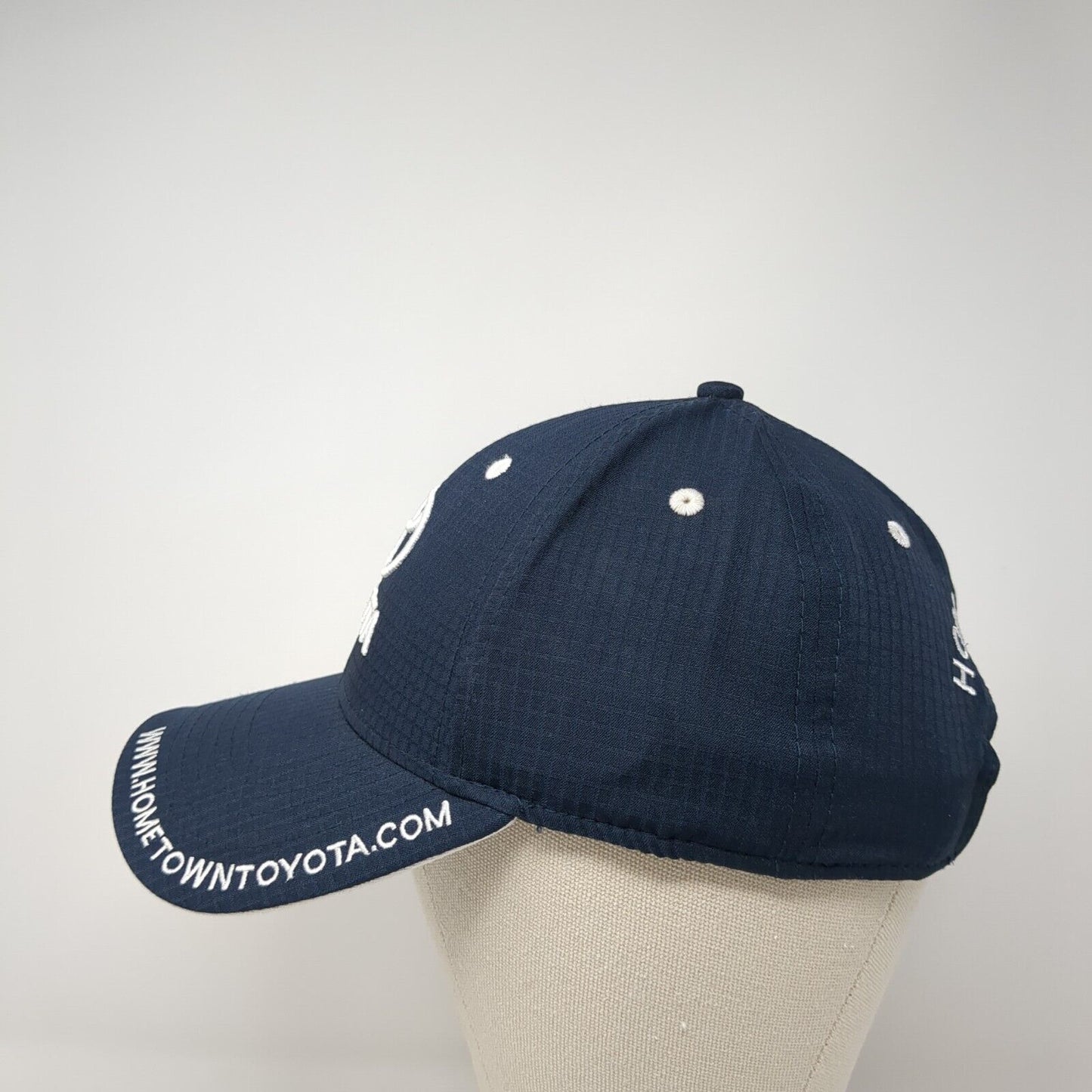 Toyota Hometown Strapback Hat Blue One Size Adjustable Embroidered Atlanta Cap