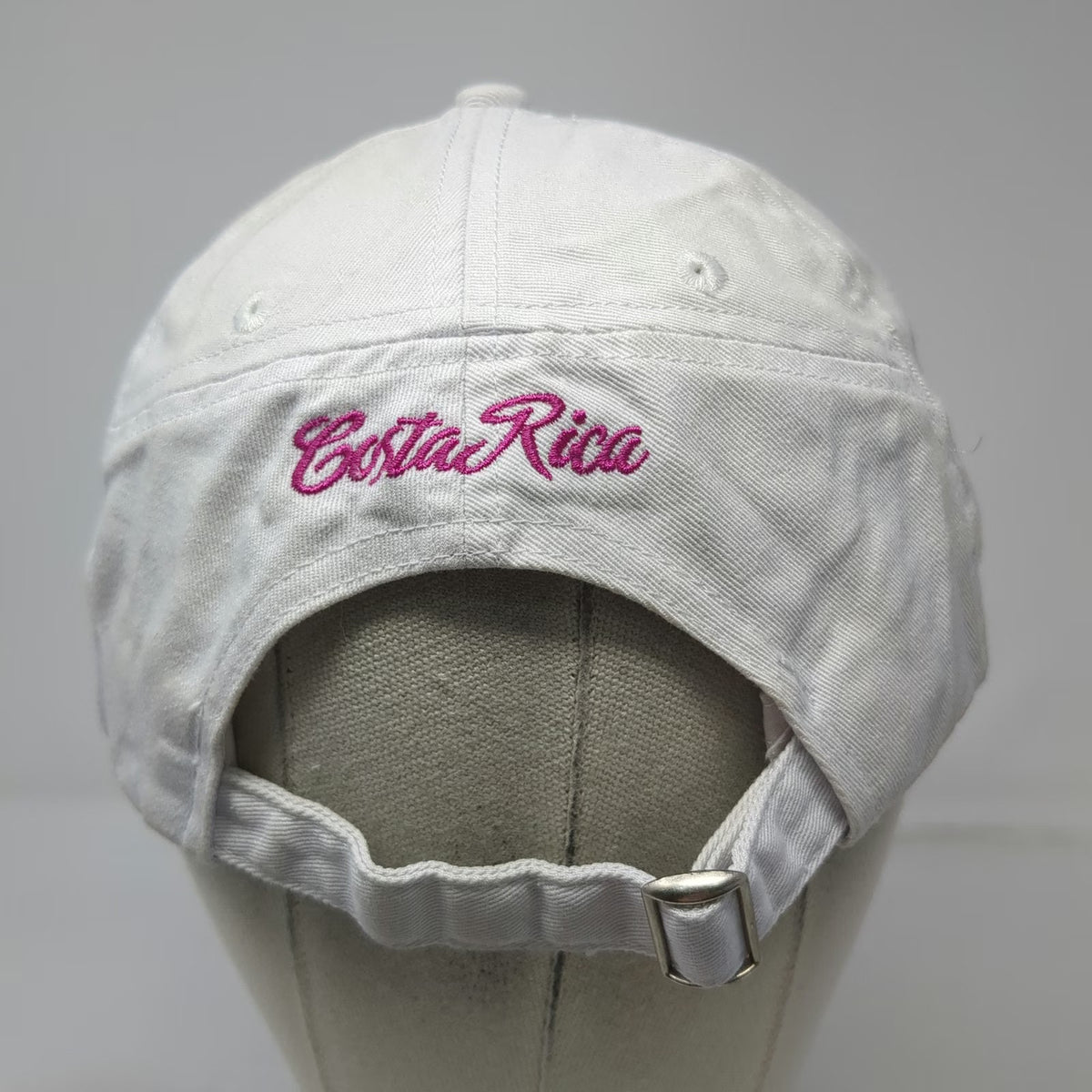 Arte & Metal s.A. Baseball Cap White One Size Costa Rica Hibiscus Flower Hat