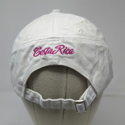 Arte & Metal s.A. Baseball Cap White One Size Costa Rica Hibiscus Flower Hat