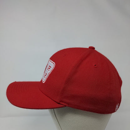 SB Strapback Hat Red Medium-Large Embroidered Letters Richardson