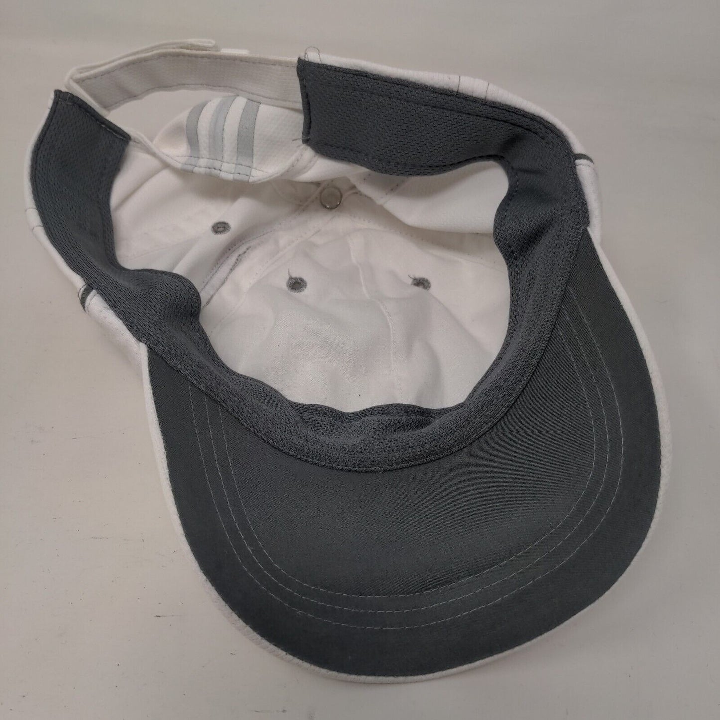 Adidas Climacool Strapback Hat White One Size Adjustable Embroidered 6 Panel