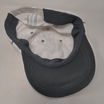 Adidas Climacool Strapback Hat White One Size Adjustable Embroidered 6 Panel
