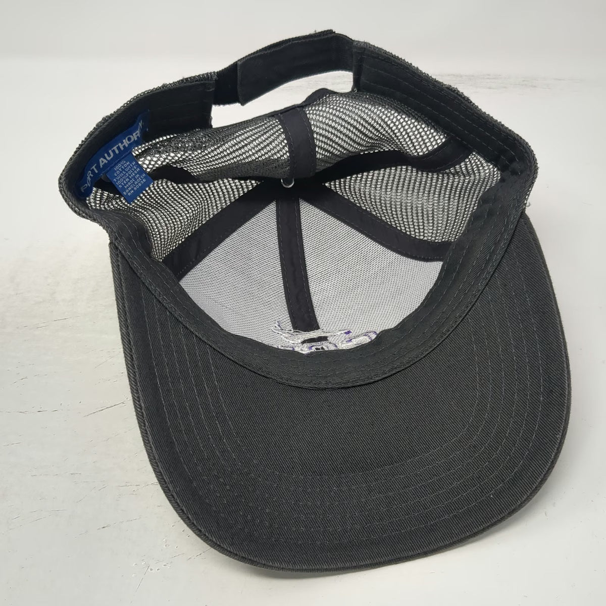 GCU Antelopes NCAA Port Authority Baseball Cap Gray OSFM Mesh Back Strapback Hat