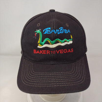 TeamBrea Baker To Vegas Snapback Hat Black One Size Adjustable Embroidered
