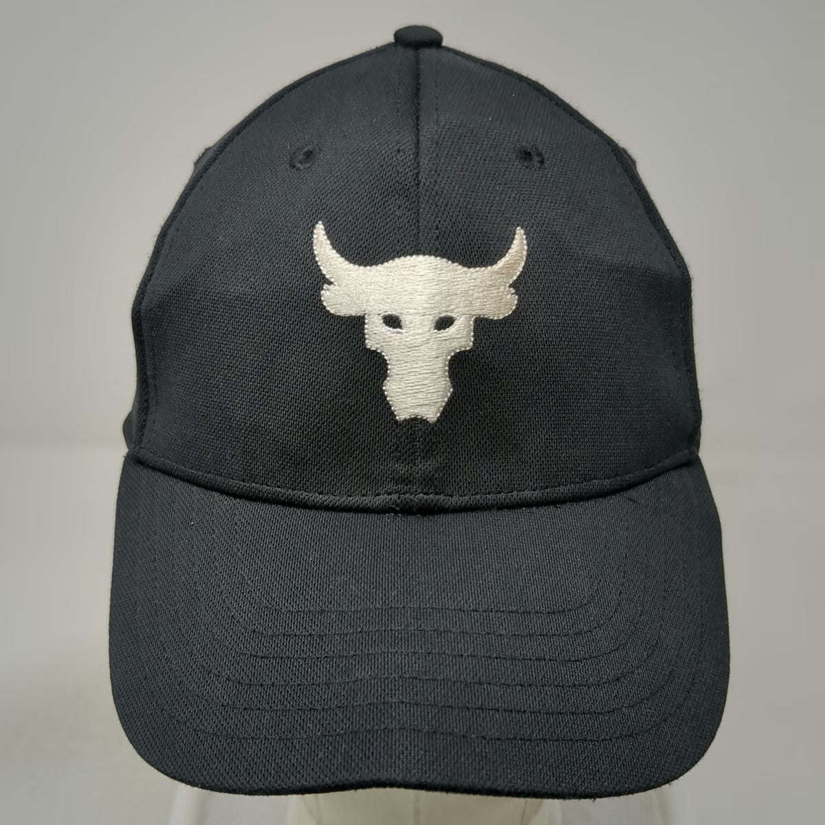 Under Armour Baseball Cap Blue One Size Project Rock Brahma Bull Strapback Hat