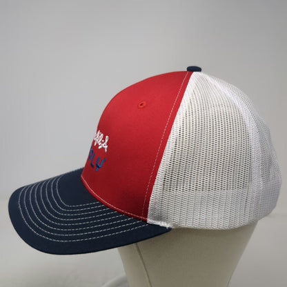 Richardson Trucker Hat Red White Blue One Size Chick-fil-A Supply Mesh Snapback