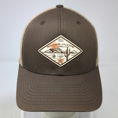 Yupoong Trucker Hat Brown One Size Roger Clyne Peacemakers Sonoran Born Patch