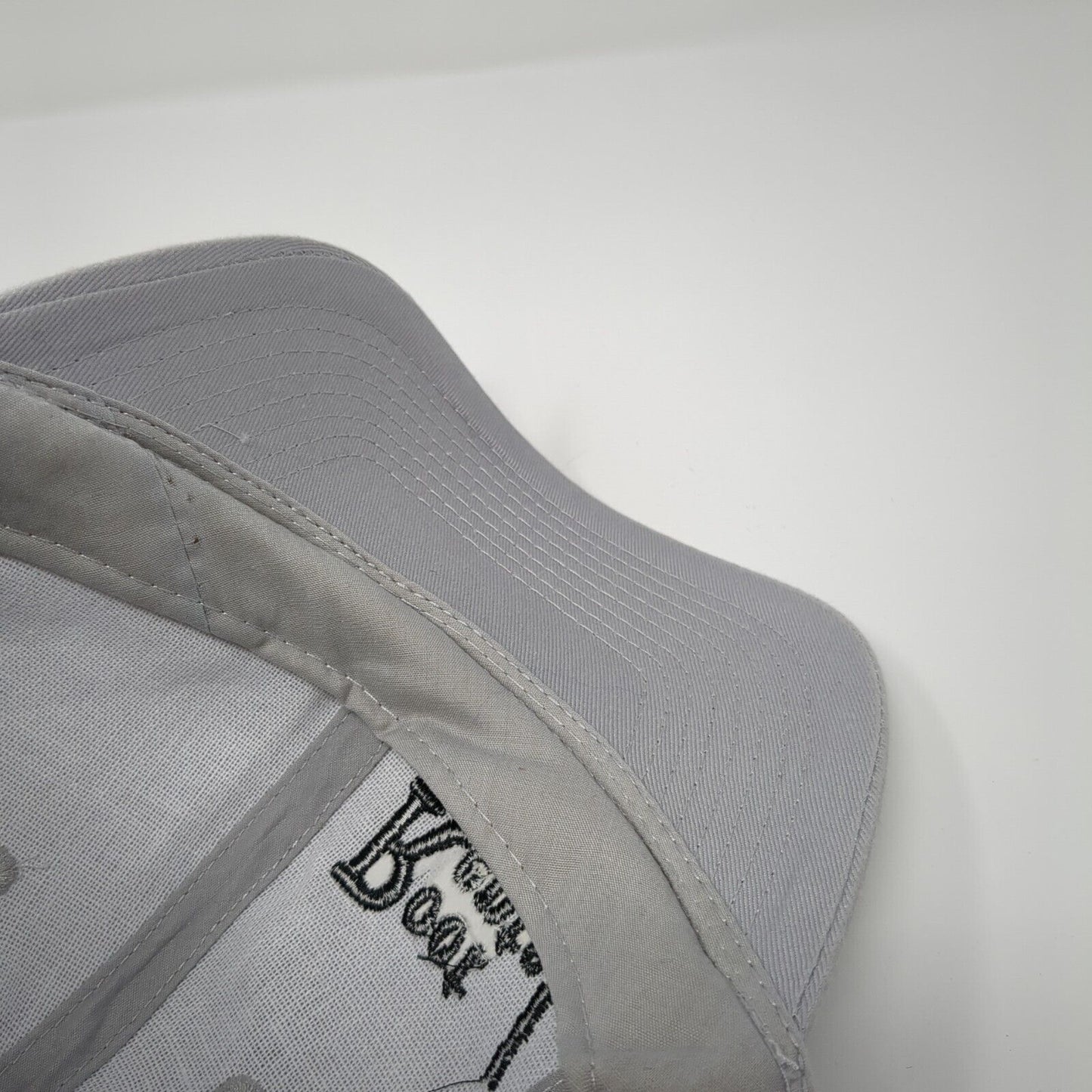Root Rents Strapback Hat Gray One Size Adjustable Embroidered Port & Company