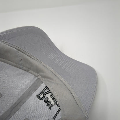 Root Rents Strapback Hat Gray One Size Adjustable Embroidered Port & Company
