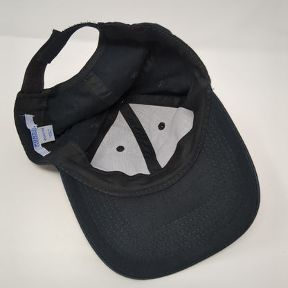 PCRD Strapback Hat Black Youth One Size Adjustable Port & Company