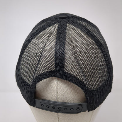 Give'r The Onion Boat Club Rope Trucker Hat Black One Size Mesh Back