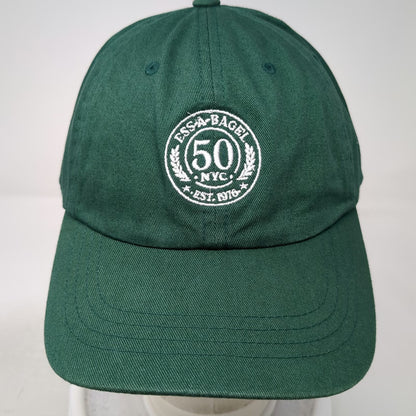 Yupoong Green One Size Baseball Cap NYC Ess-A-Bagel 50th Anniversary Cotton Hat