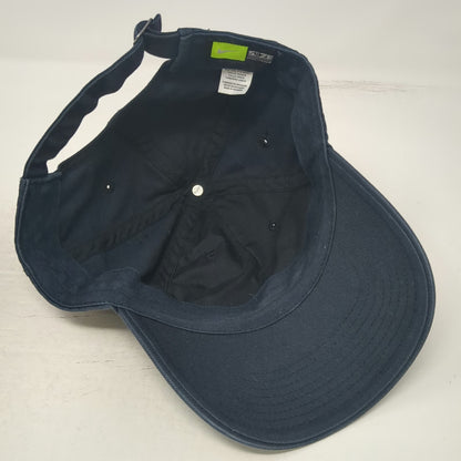 Nike Baseball Cap Blue One Size Adjustable Embroidered Slideback Cotton Hat