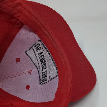 Us Versus Them Snapback Hat Red OSFA Embroidered Califas Riot Squad