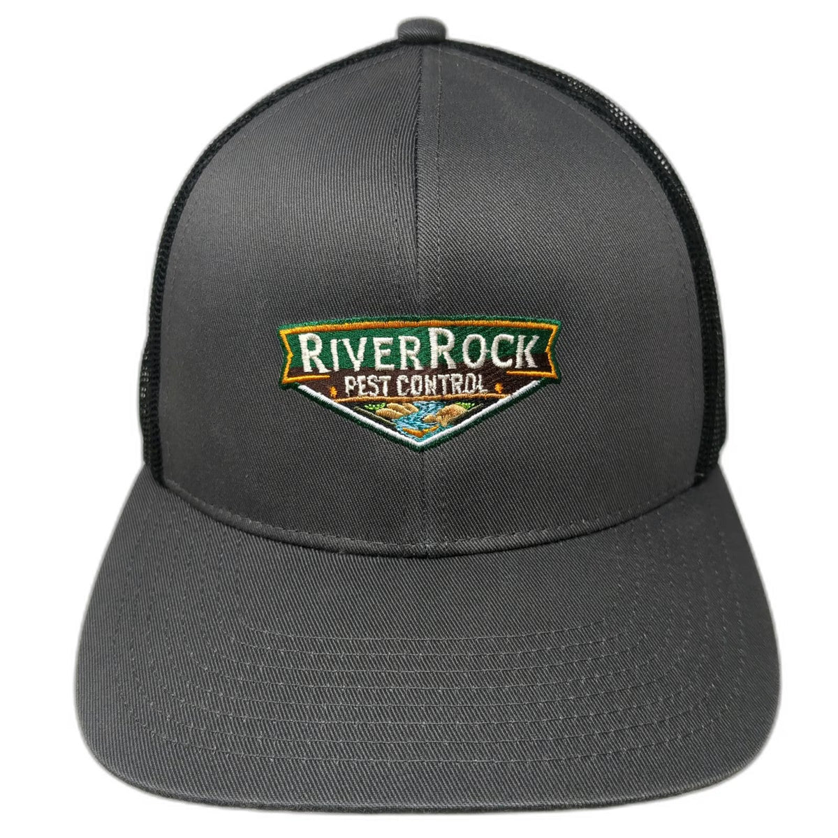 Cap America Trucker Hat Gray One Size Mesh Back Snapback Riverrock Pest Control