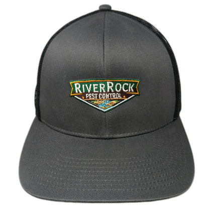 Cap America Trucker Hat Gray One Size Mesh Back Snapback Riverrock Pest Control