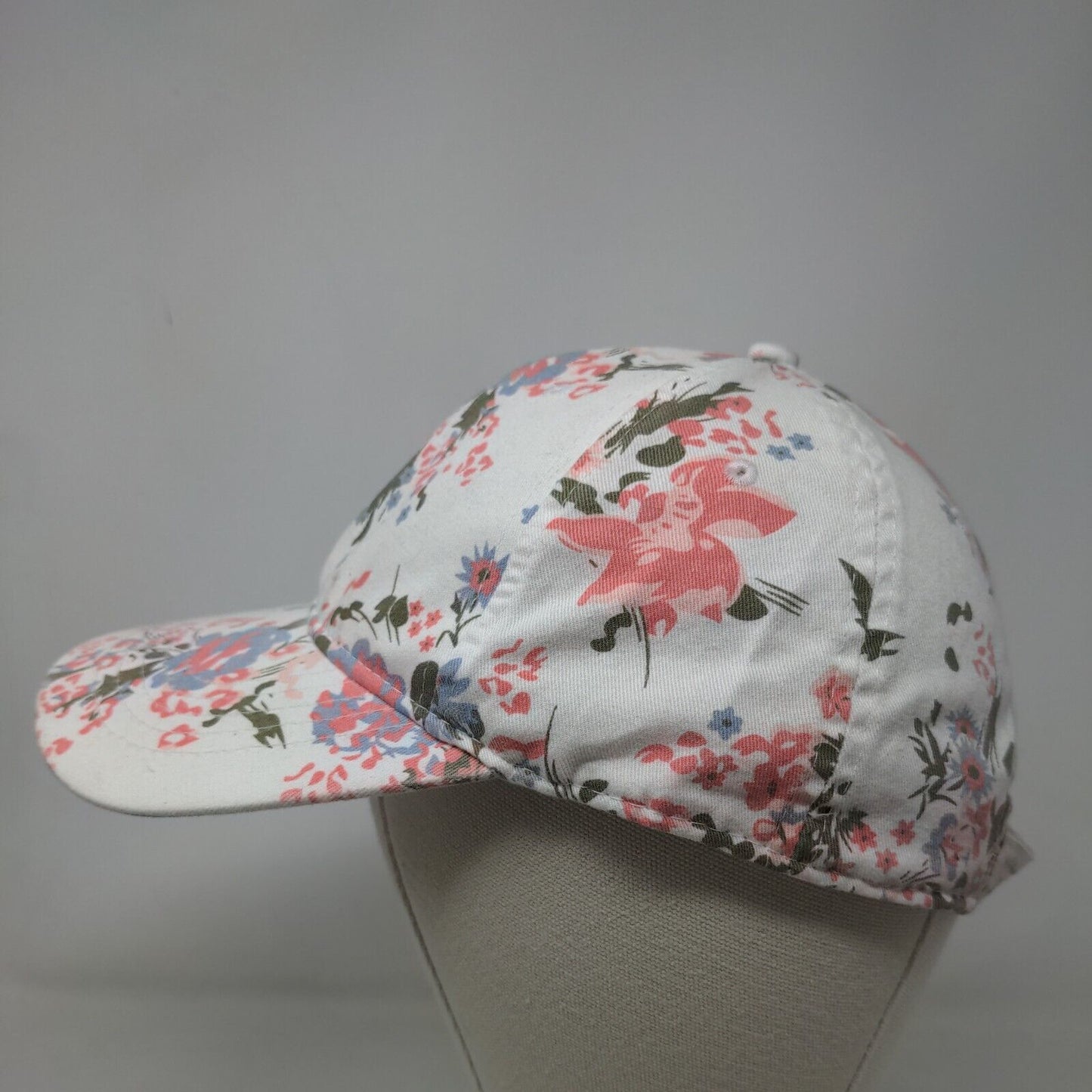 Unbranded Strapback Hat Multicolor OSFM Floral Print Vented Holes Adjustable