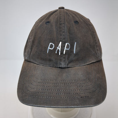 Papi Slideback Baseball Cap Black One Size Adjustable Head Shots KC Caps