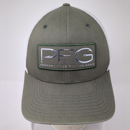 PFG Performance Fishing Gear Fitted Trucker Hat Green One Size Columbia