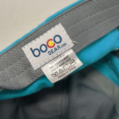 BOCO Gear Baseball Cap Blue OSFM Old Bill's Fun Run Jackson Hole Slideback Hat