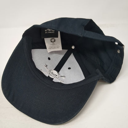 St. Pauli Baseball Cap Black One Size Skull Crossbones Organic Cotton Slide Hat