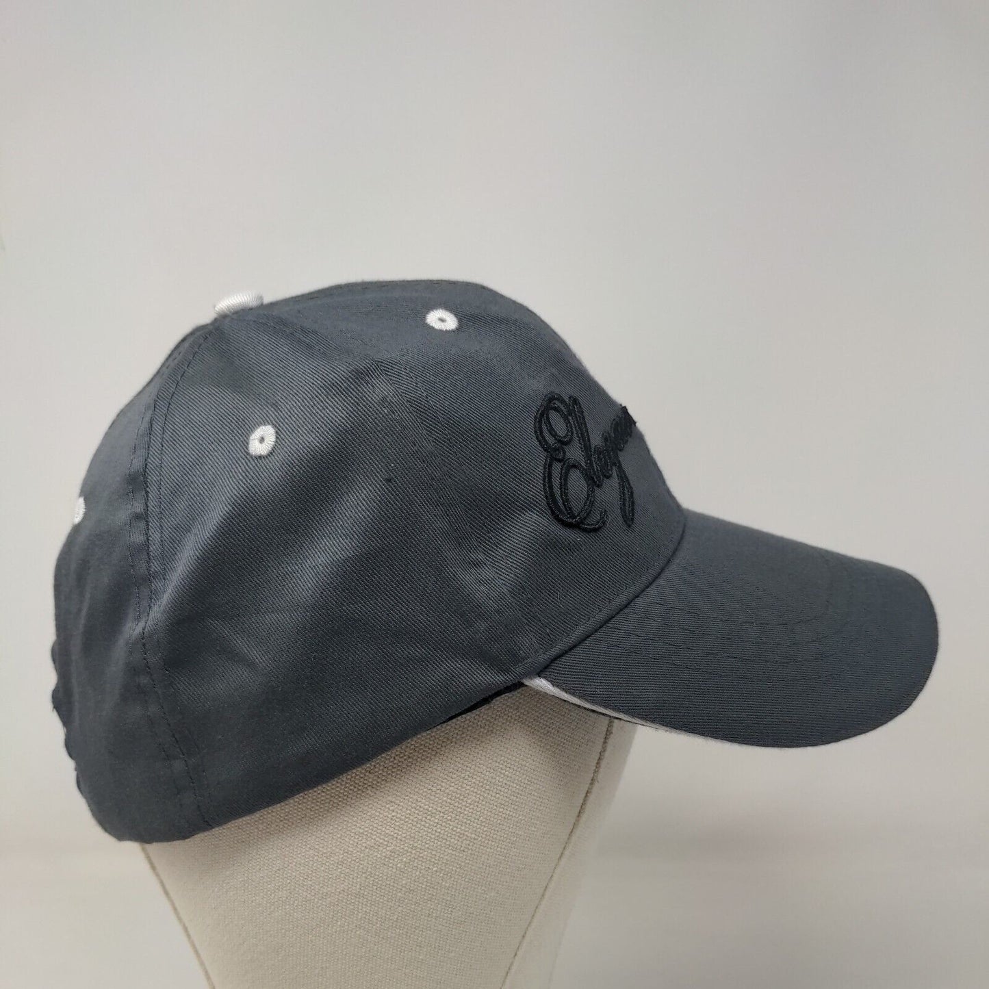 Elegance Club by Majestic Resorts Slideback Hat Gray One Size Embroidered