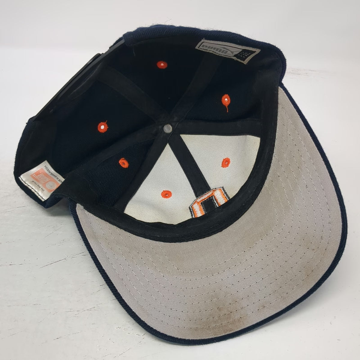 Syracuse Orange NCAA Puma Snapback Hat Blue One Size Wool Blend Structured OSFA