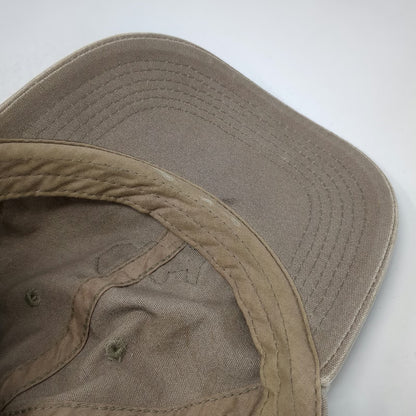 Obey Baseball Cap Brown One Size Strapback Embroidered Logo Patch Cotton Hat