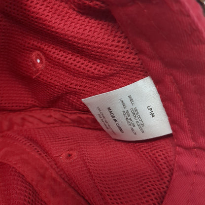United States Coast Guard Slideback Hat Red One Size Leather Strap