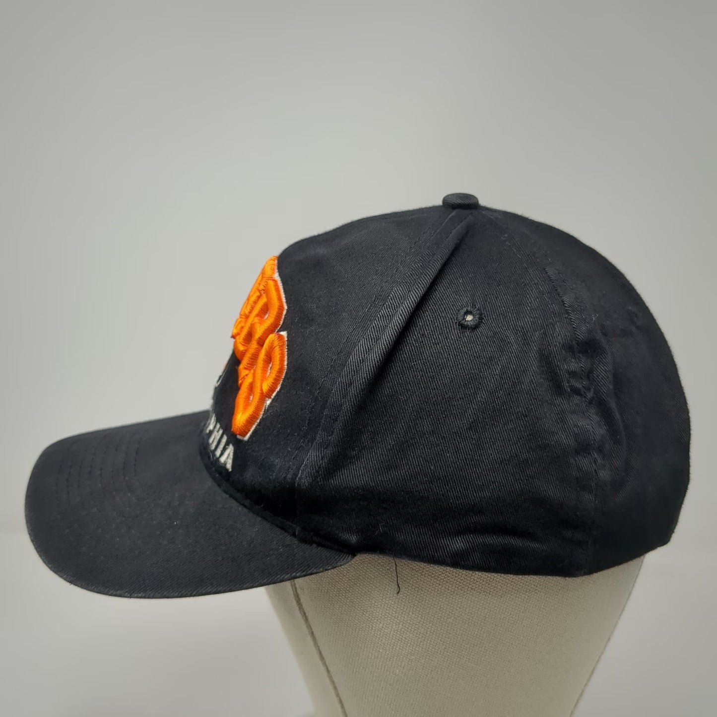 Philadelphia Flyers NHL Box Seat Snapback Hat Black One Size Orange Gray Logo