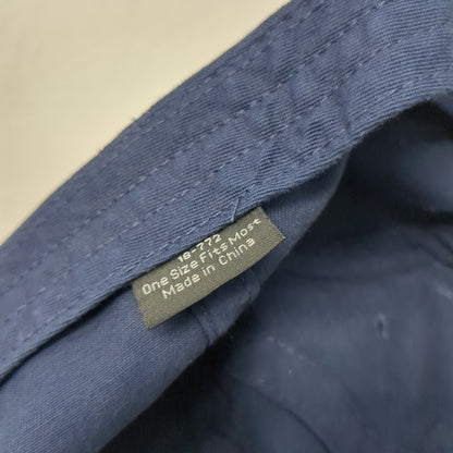 Kerri Rosenthal Baseball Cap Blue One Size Slideback Solid Cotton Twill Hat