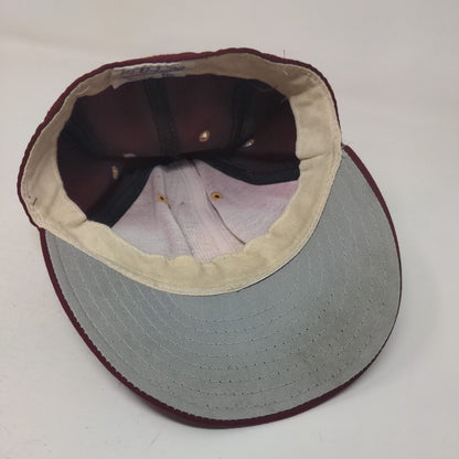 Pro-Line Men's Fitted Hat Red 6 5/8 Florida State Seminoles Vintage Made USA