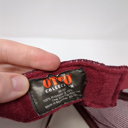 Hope Babes Snapback Trucker Hat Red One Size Adjustable Mesh Back Rope Otto