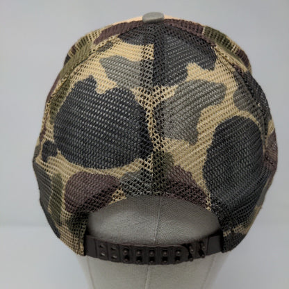 Berlin Brewing Co. Downtown Roberts Idaho Trucker Hat Camouflage Reg Size Rope