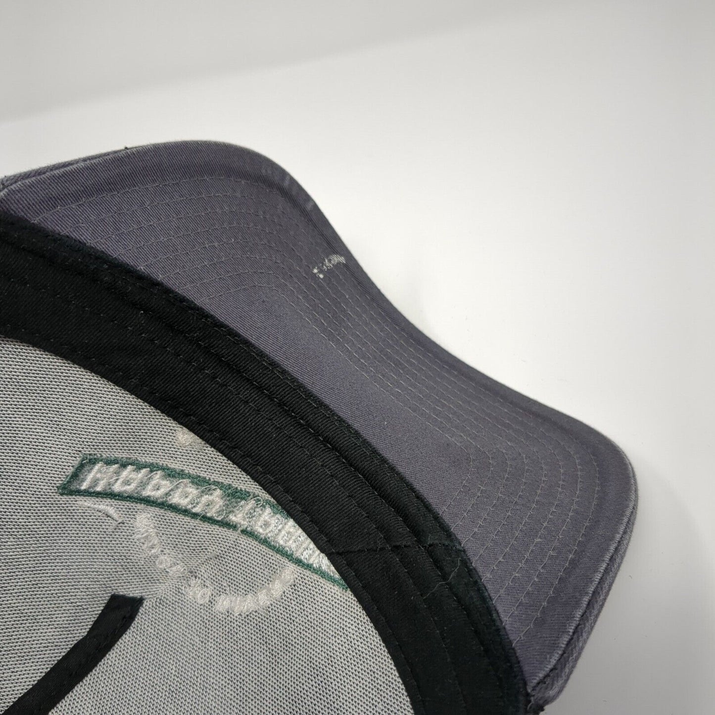 Happy Trails Snapback Trucker Hat Gray One Size Mesh Back New Era