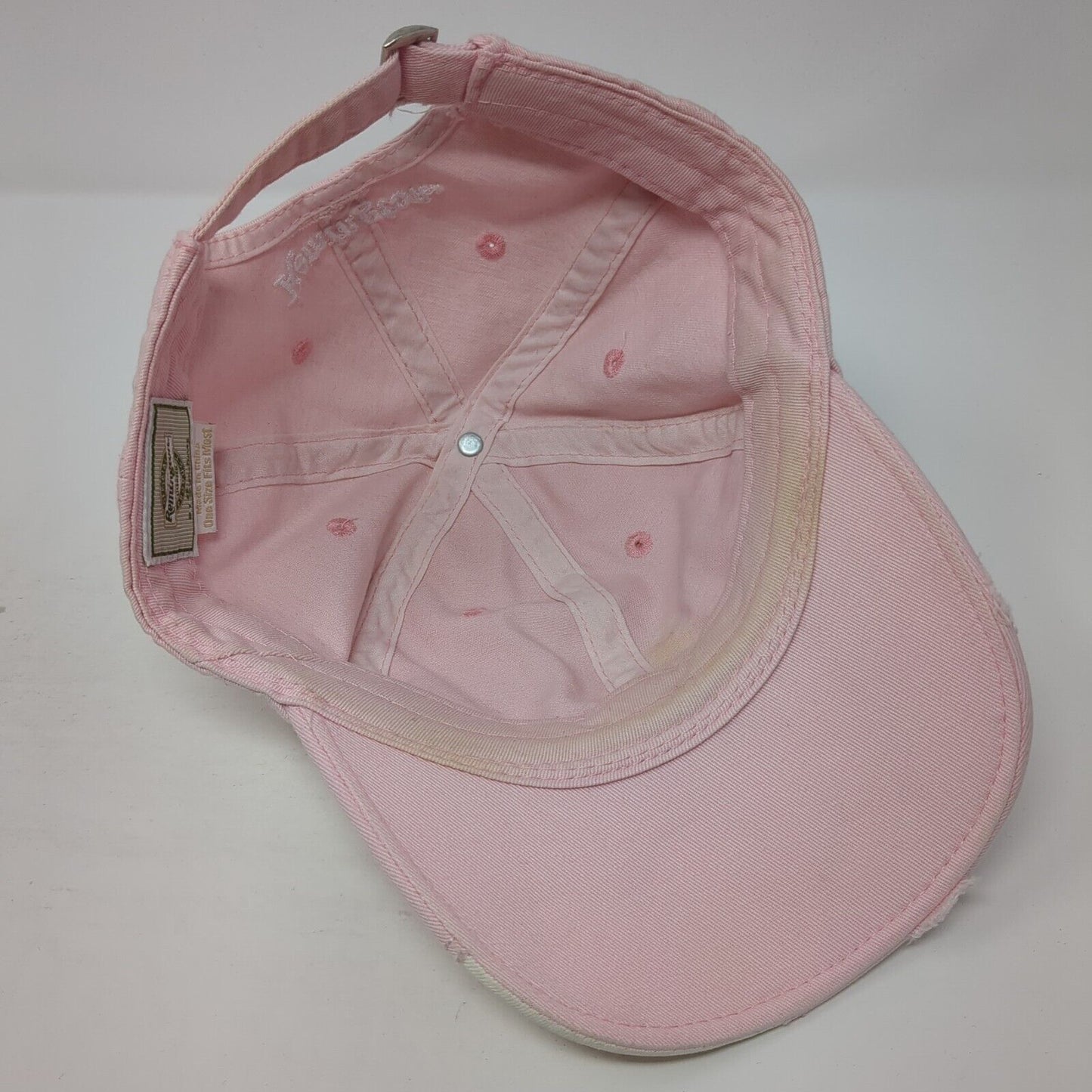 R Est. 1810 Slideback Hat Pink One Size Adjustable Remington 6 Panel