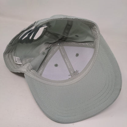 Blogilates Strapback Hat Ponytail Grayish-Green One Size Embroidered Moon